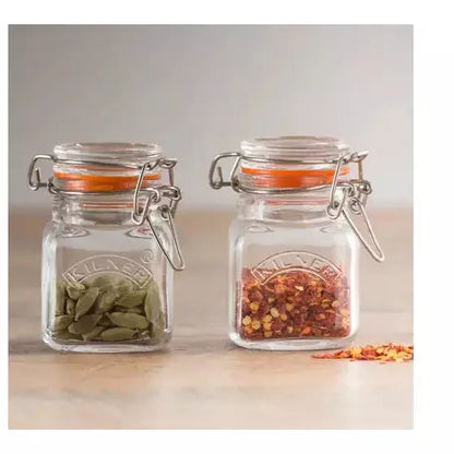 Clip Top Square Spice Jar 70ml TYPHOON