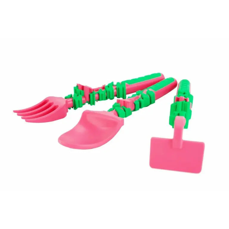 Constructive Eating Garden Fairy 3 Piece Utensil Set CONSTRUCTIVE EATING