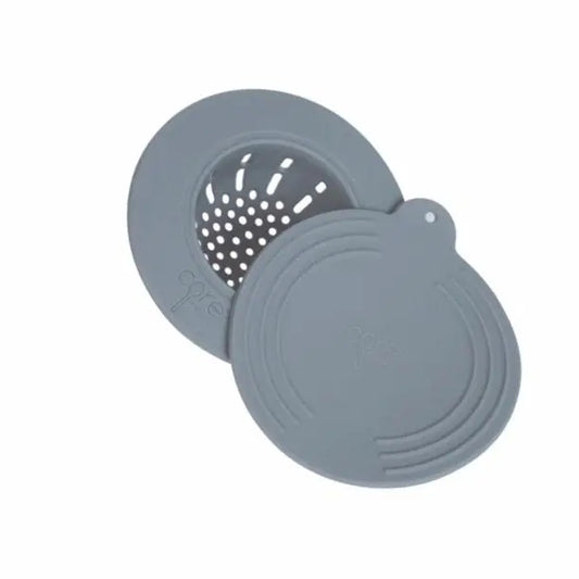 Core Kitchen Gray Silicone Sink Strainer with Stopper CORE KITCHEN