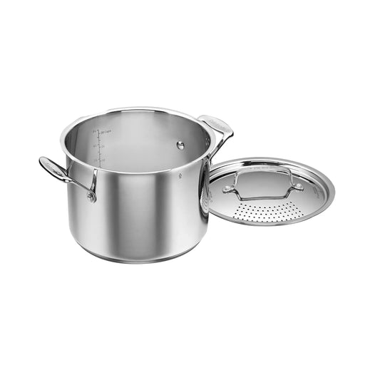 Cuisinart Chef's Classic 6 Qt. Stainless Steel Pasta Pot w/ Straining Cover Cuisinart