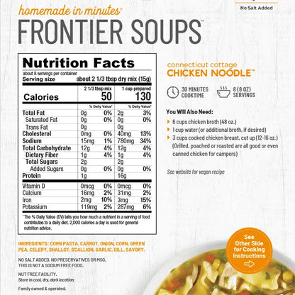 Frontier Soup Connecticut Cottage Chicken Noodle Soup FRONTIER SOUPS