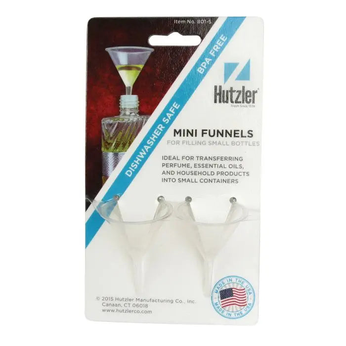 Mini Handle Funner Hutzler Plastic Mini Funnel, 1.6oz - Browns Kitchen