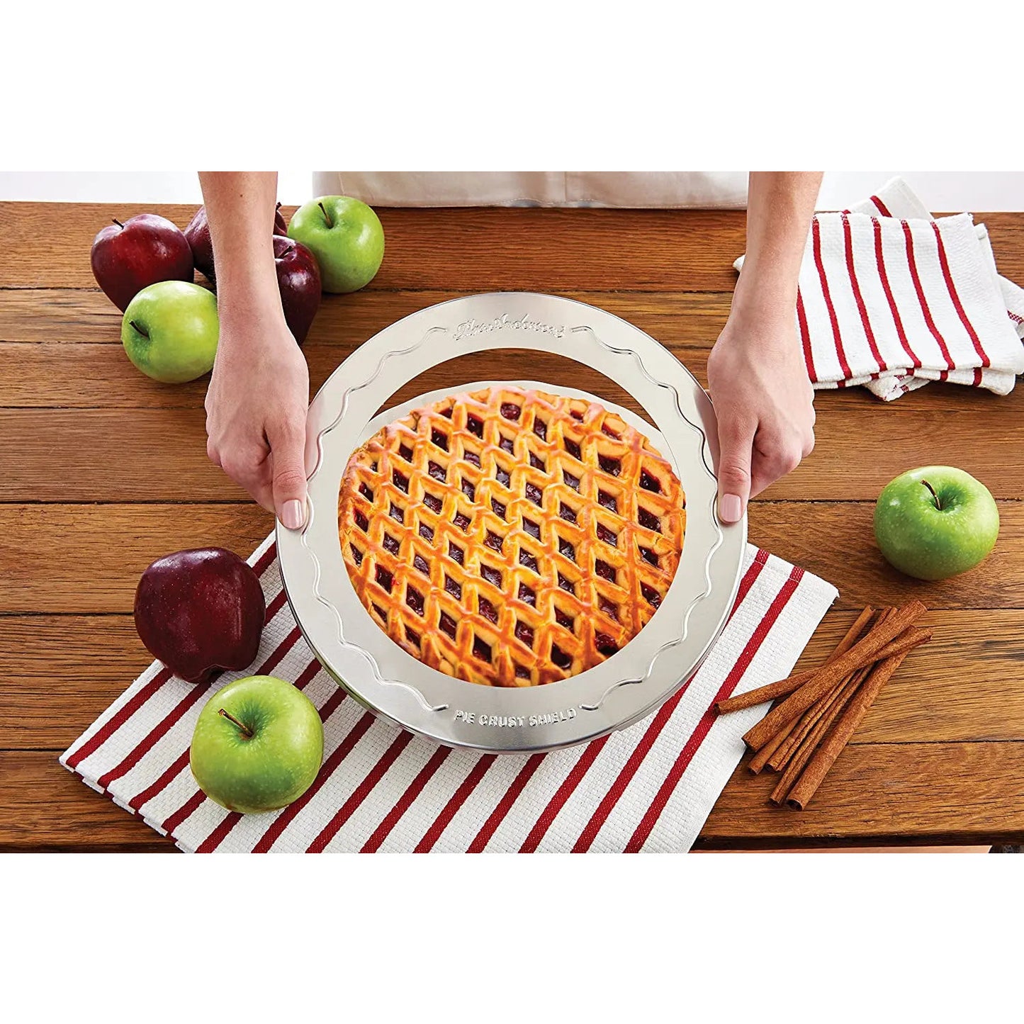 Mrs. Andersons Baking Pie Crust Protector Shield, Fits 9-Inch Pie Plates HIC