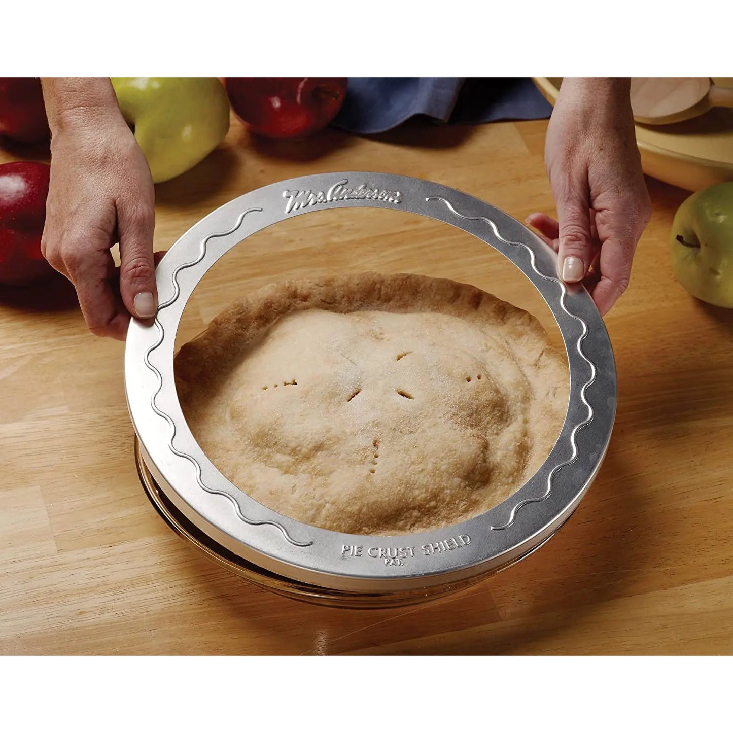 Mrs. Andersons Baking Pie Crust Protector Shield, Fits 9-Inch Pie Plates HIC