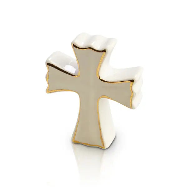 Nora Fleming Mini White Cross - Browns Kitchen