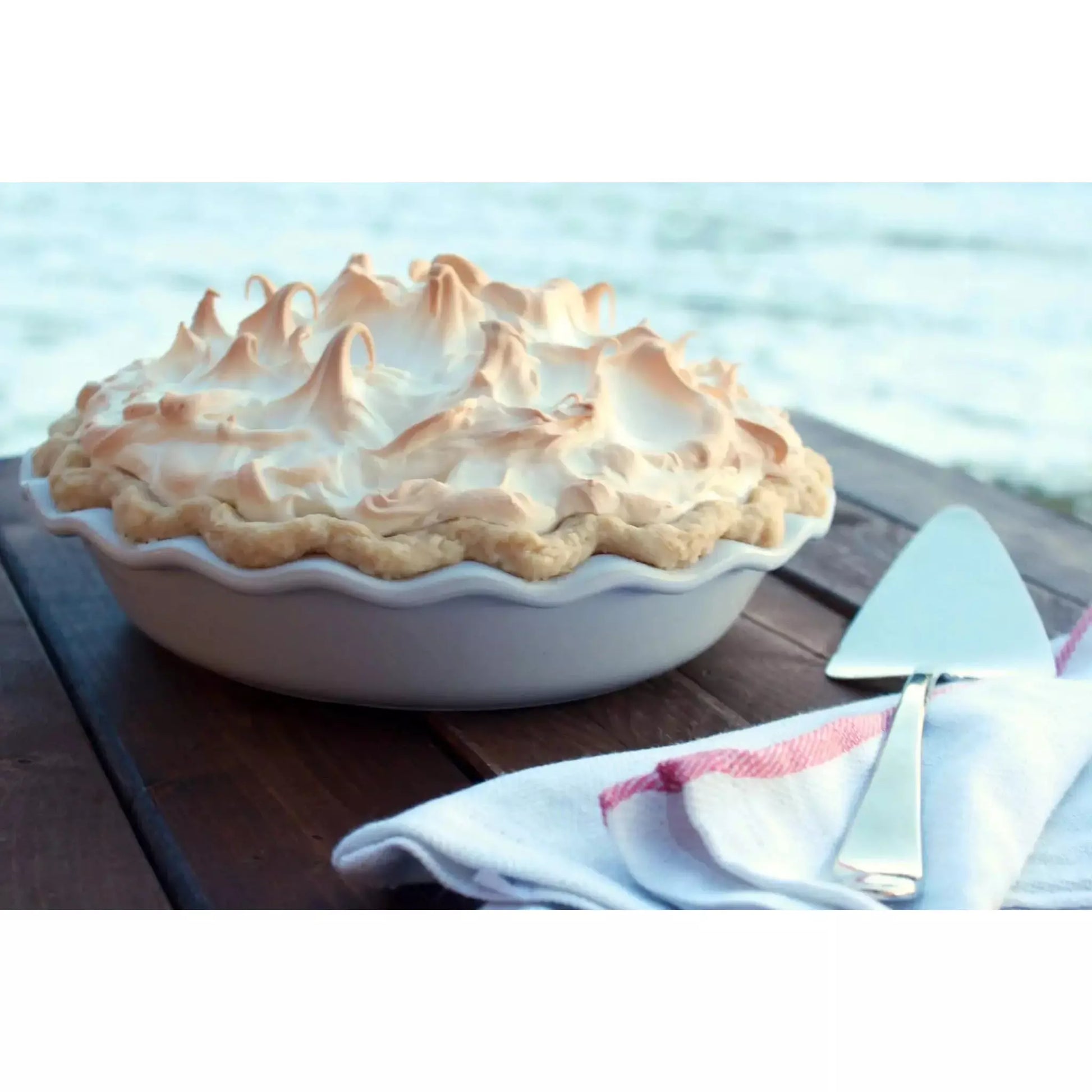 Heritage Stoneware Pie Dish - Meringue