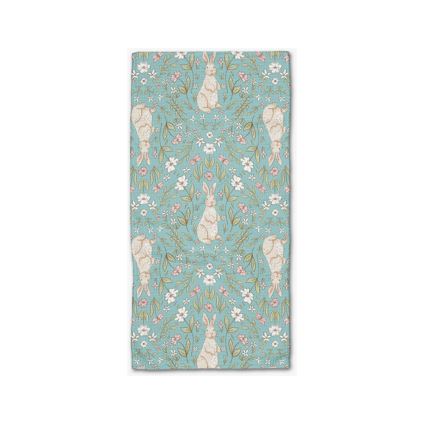 Cottontail Florals Robins Egg Bar Towel