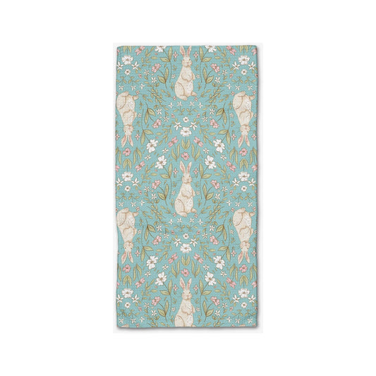 Cottontail Florals Robins Egg Bar Towel